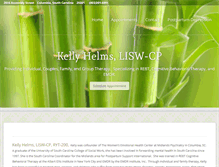 Tablet Screenshot of kellyhelmstherapy.com